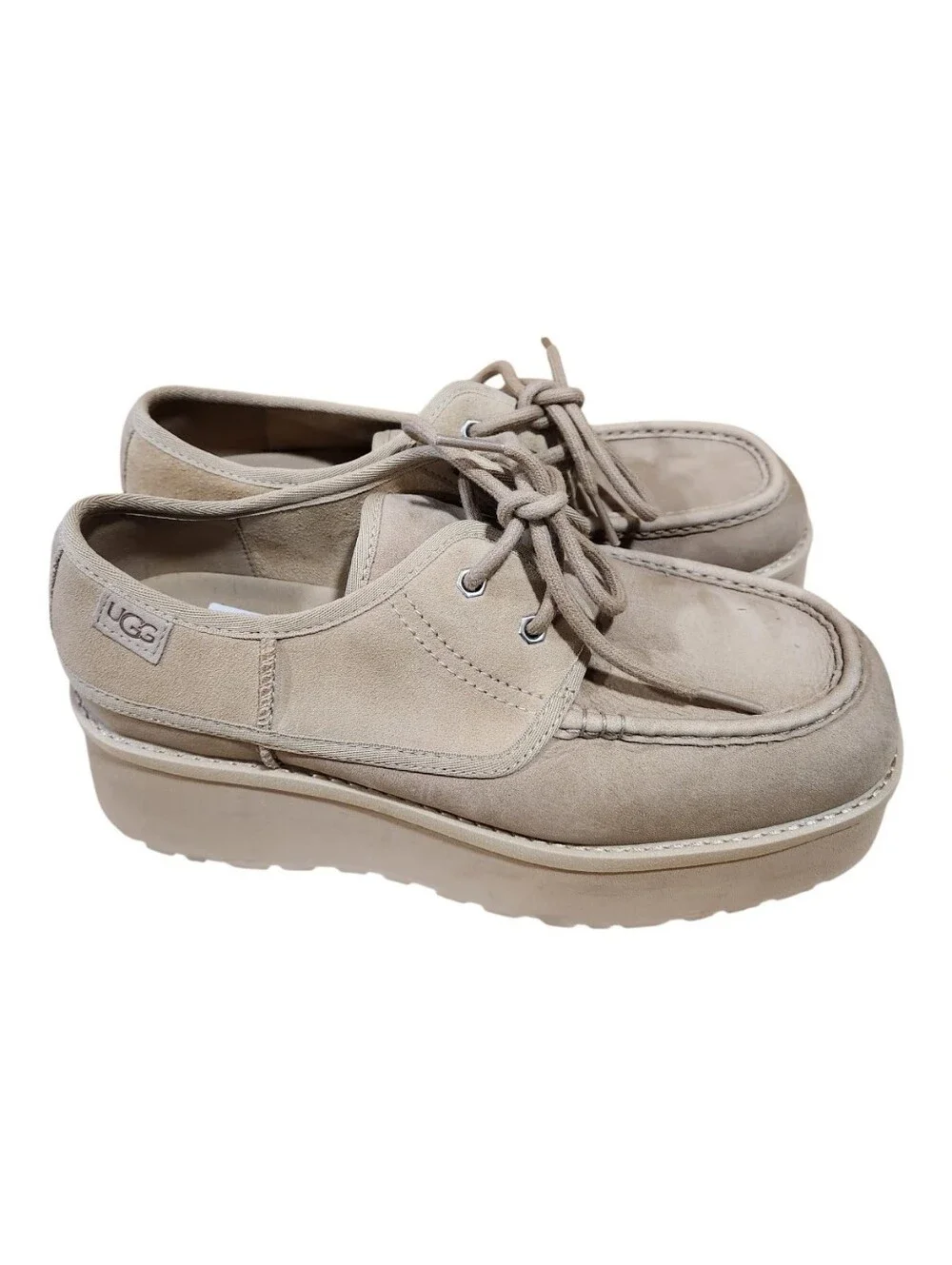 Ugg Cityfunc Women's Size 8.5 Tan Platform Shoes Neutral Casual